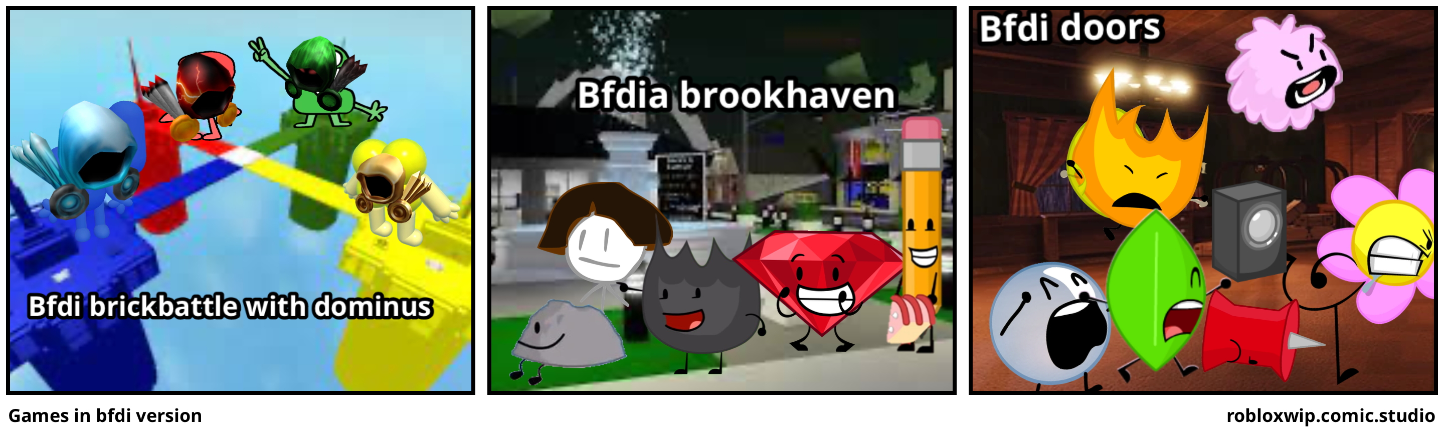 Games in bfdi version