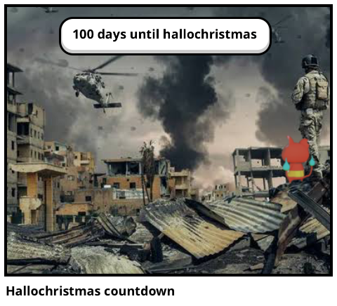 Hallochristmas countdown