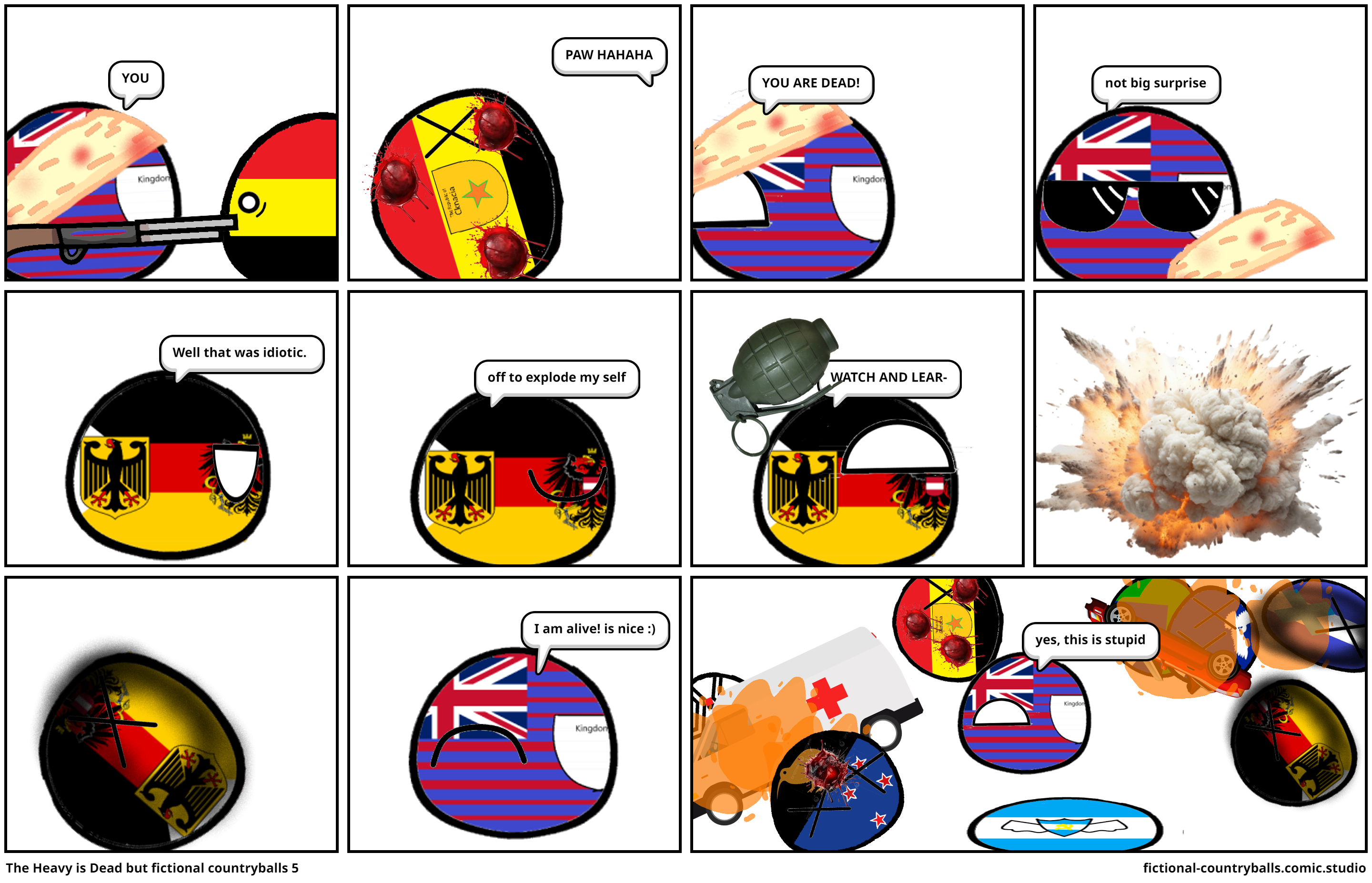 The Heavy is Dead but fictional countryballs 5
