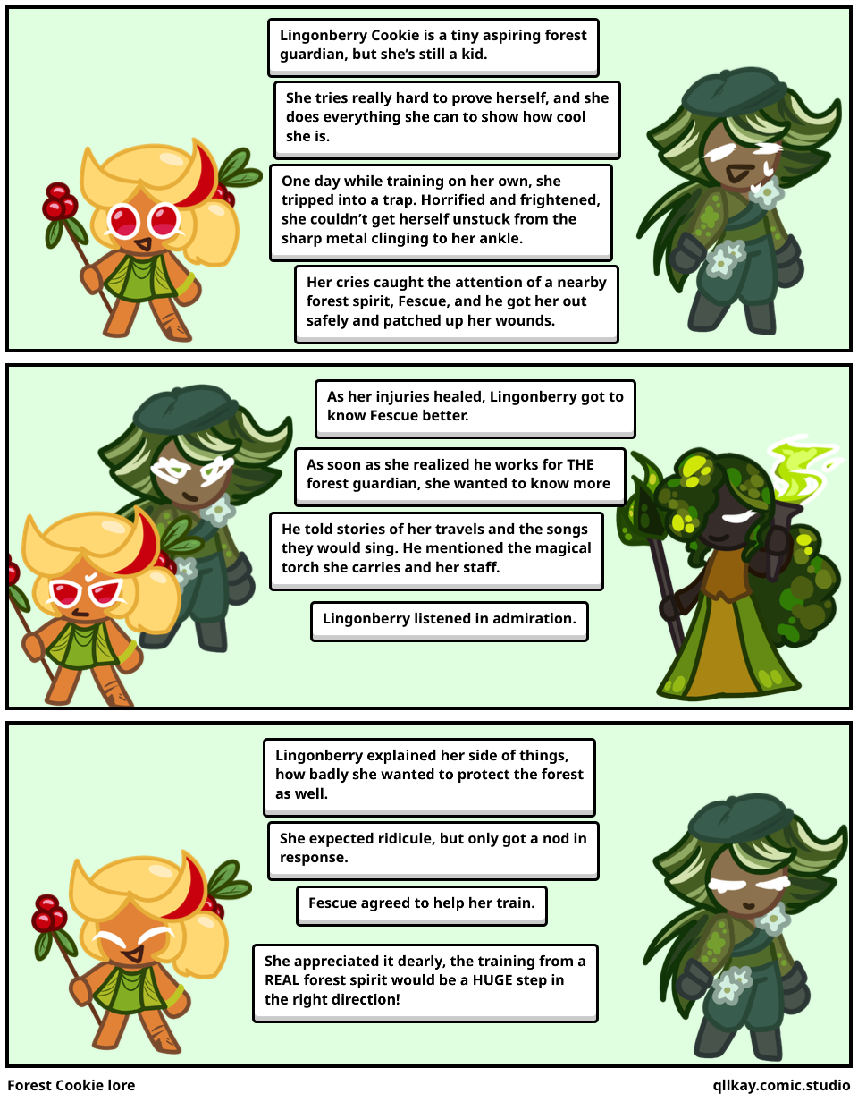 Forest Cookie lore