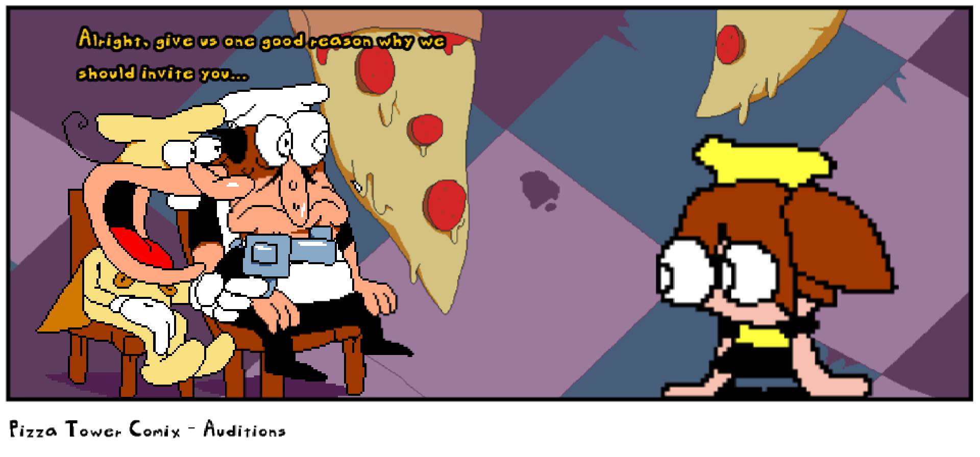 Pizza Tower Comix - Auditions