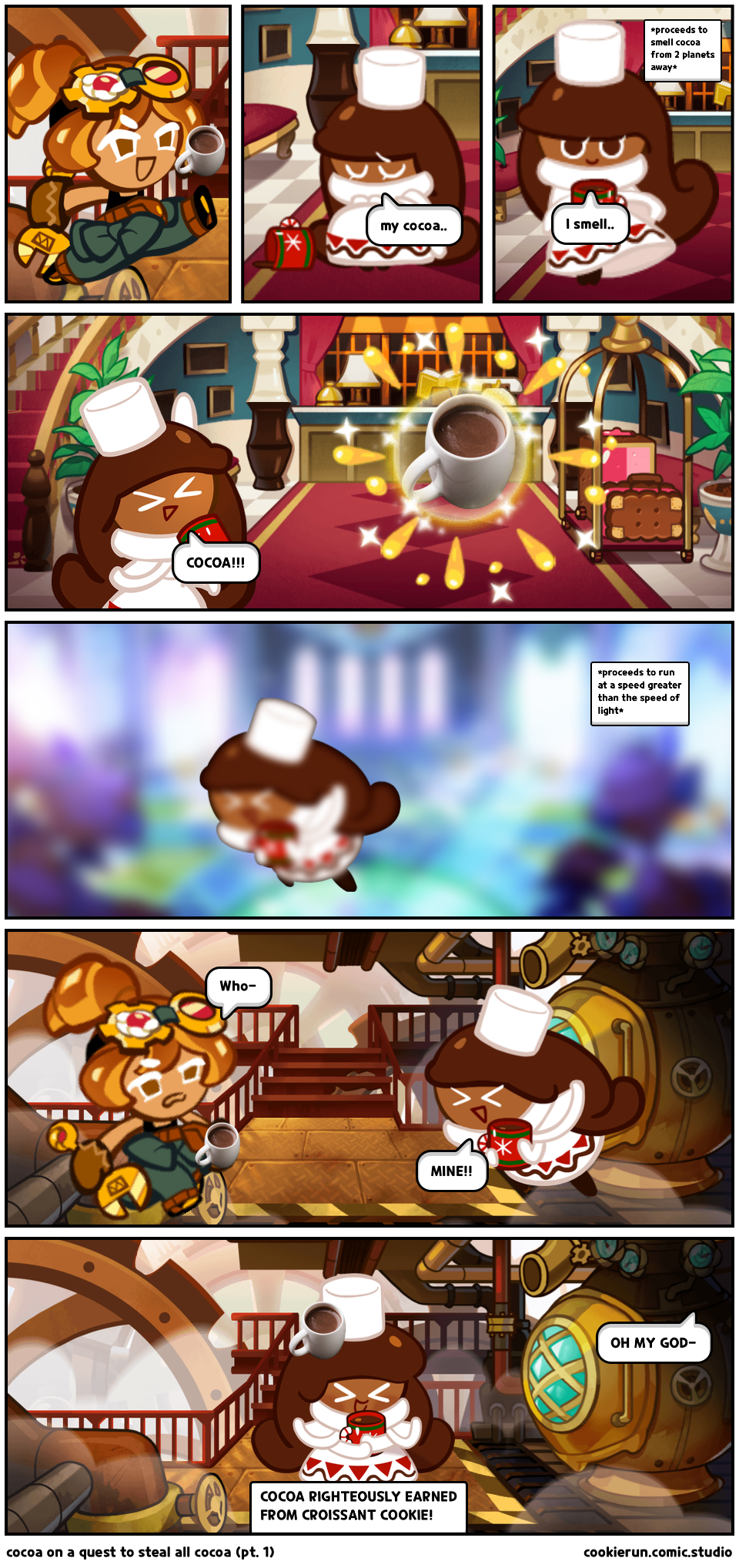 cocoa on a quest to steal all cocoa (pt. 1)