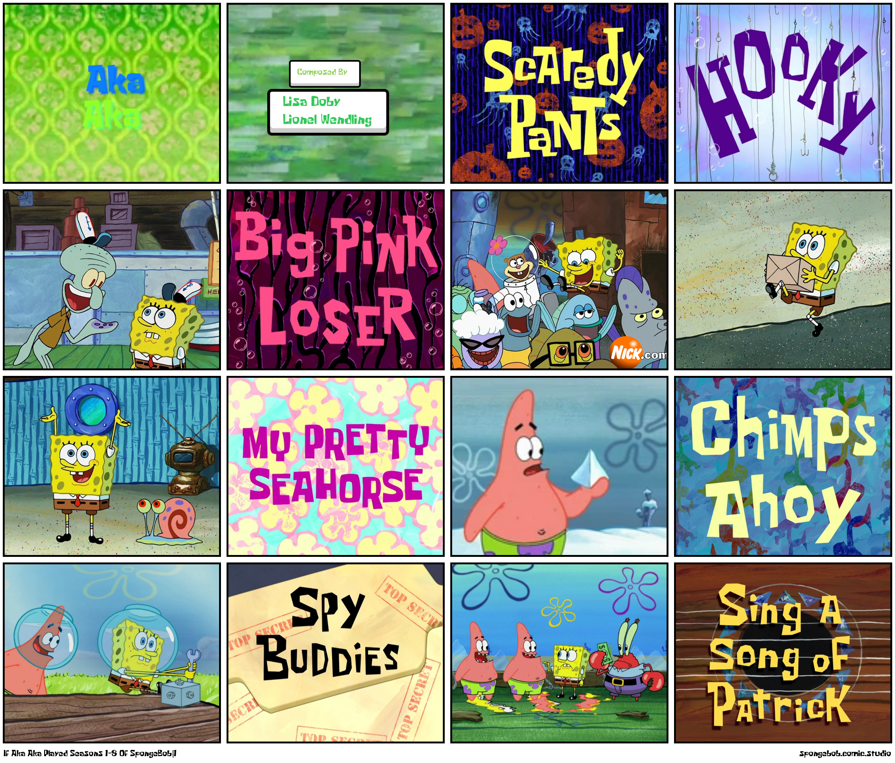 If Aka Aka Played Seasons 1-8 Of SpongeBob|1