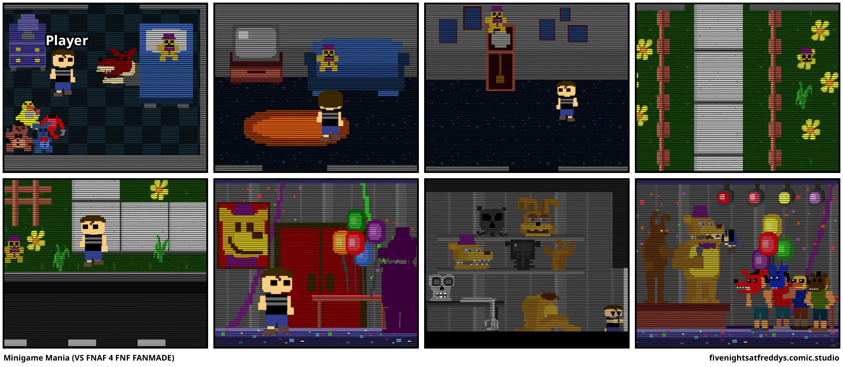 Minigame Mania (VS FNAF 4 FNF FANMADE)