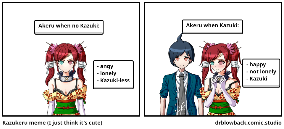 Kazukeru meme (I just think it's cute)