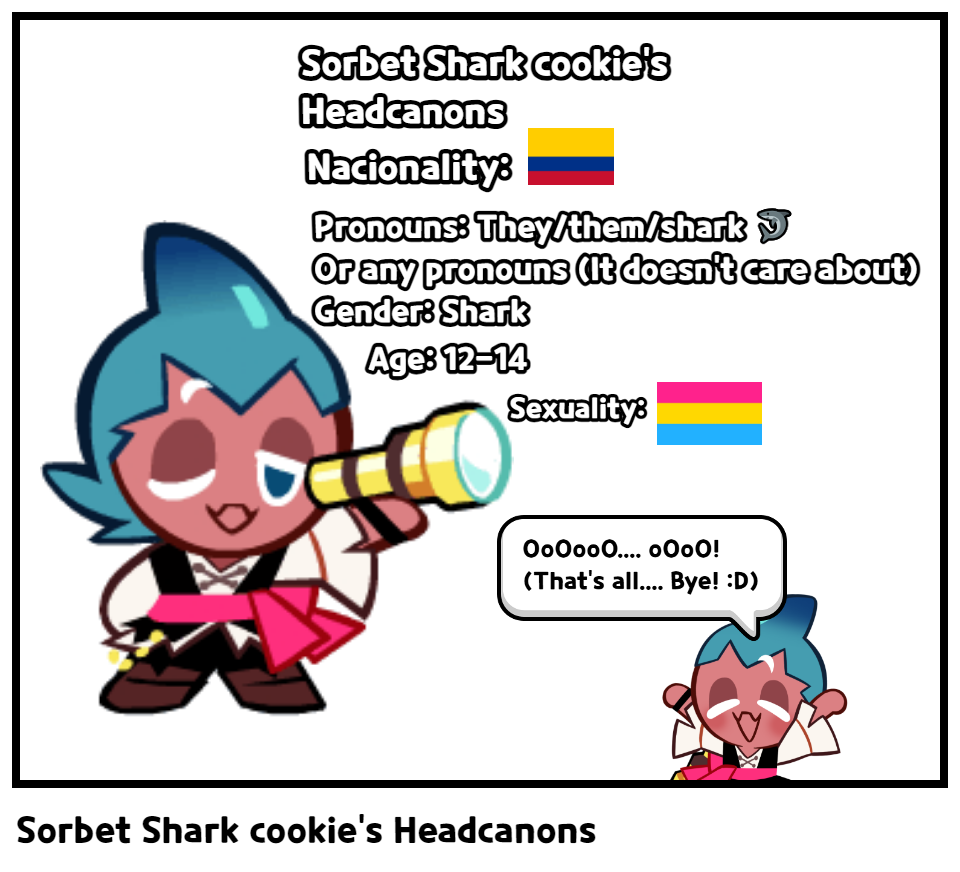 Sorbet Shark cookie's Headcanons 