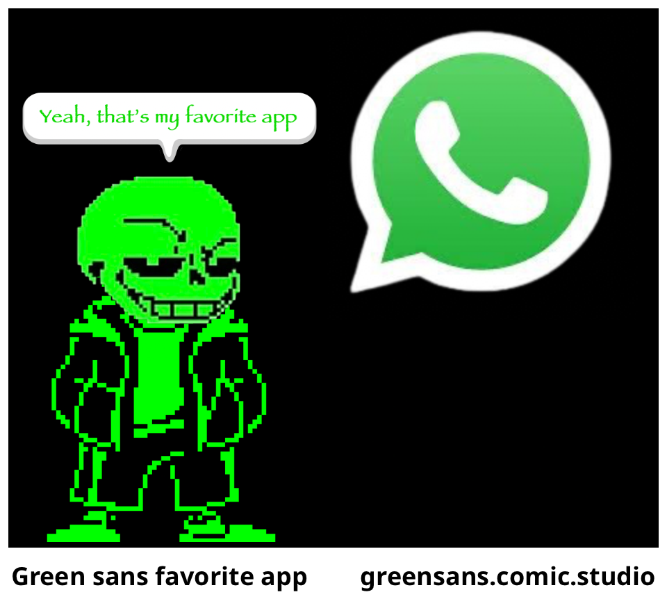 Green sans favorite app