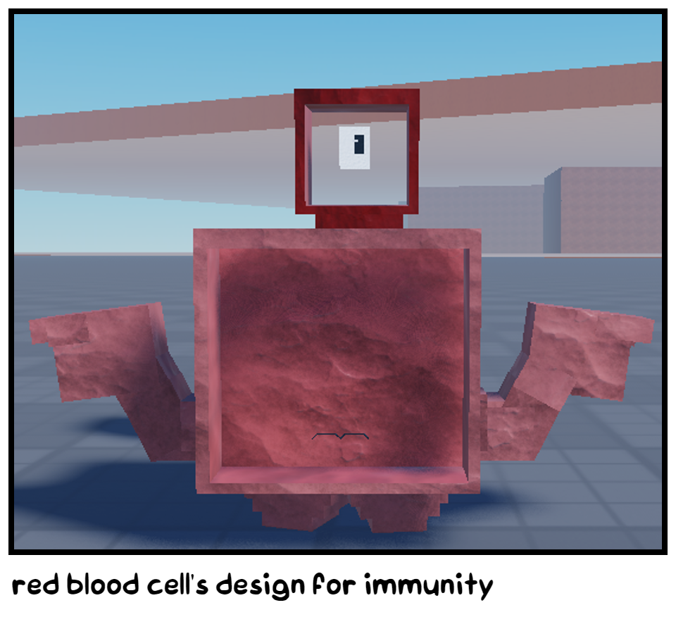 red blood cell's design for immunity