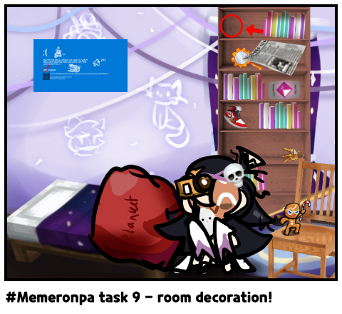 #Memeronpa task 9 - room decoration!