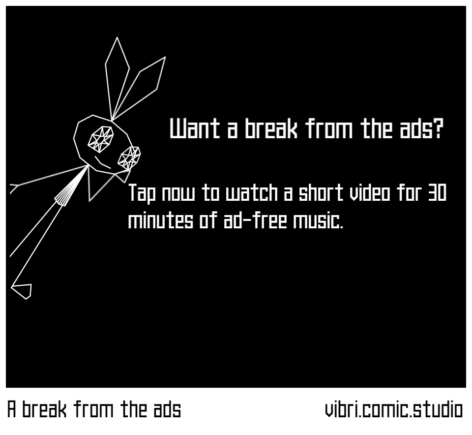 A break from the ads