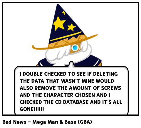 Bad News - Mega Man & Bass (GBA)