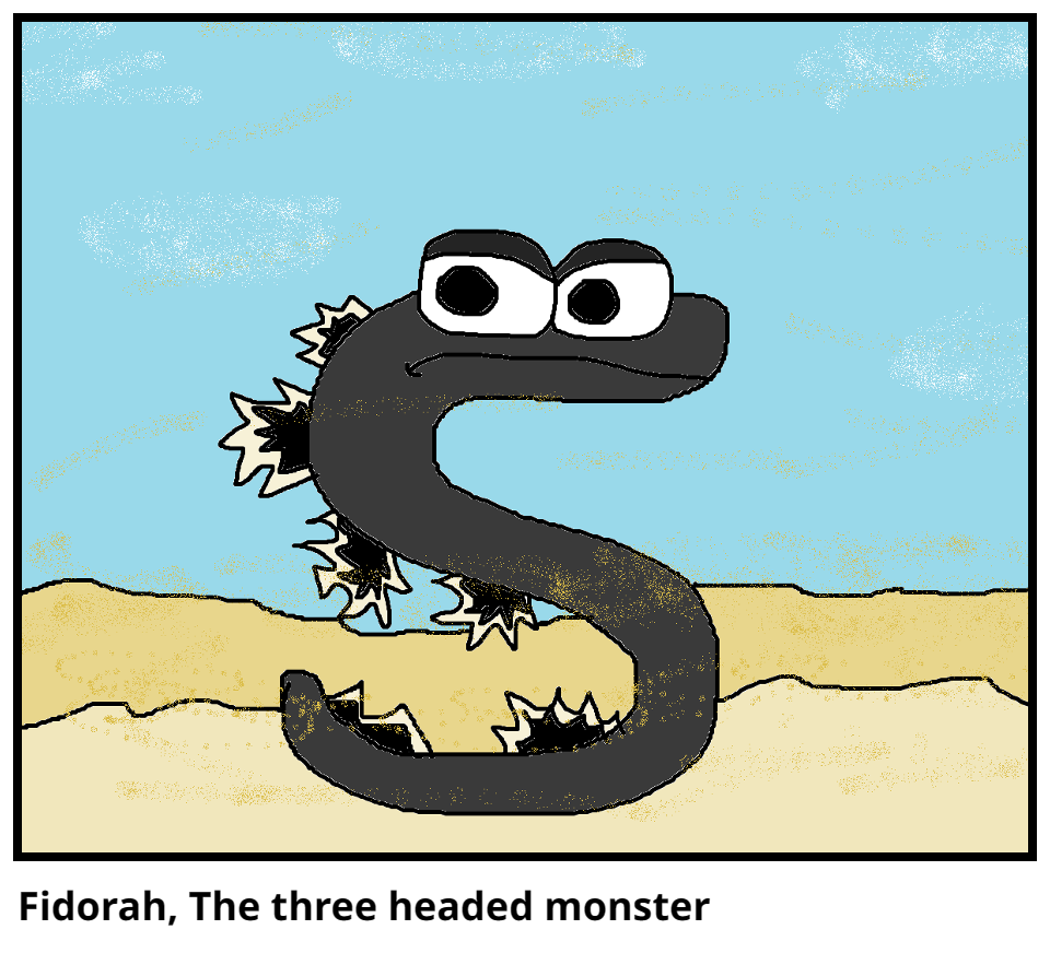 Fidorah, The three headed monster