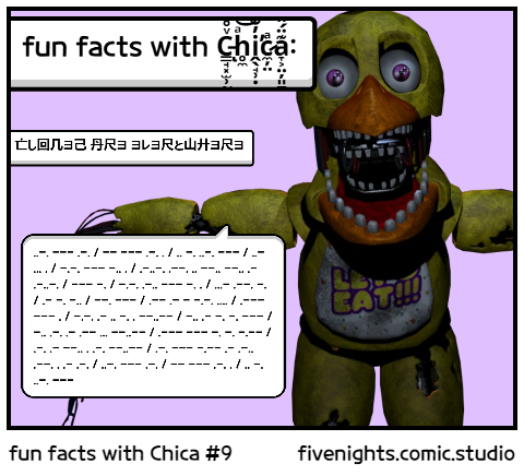 fun facts with Chica #9