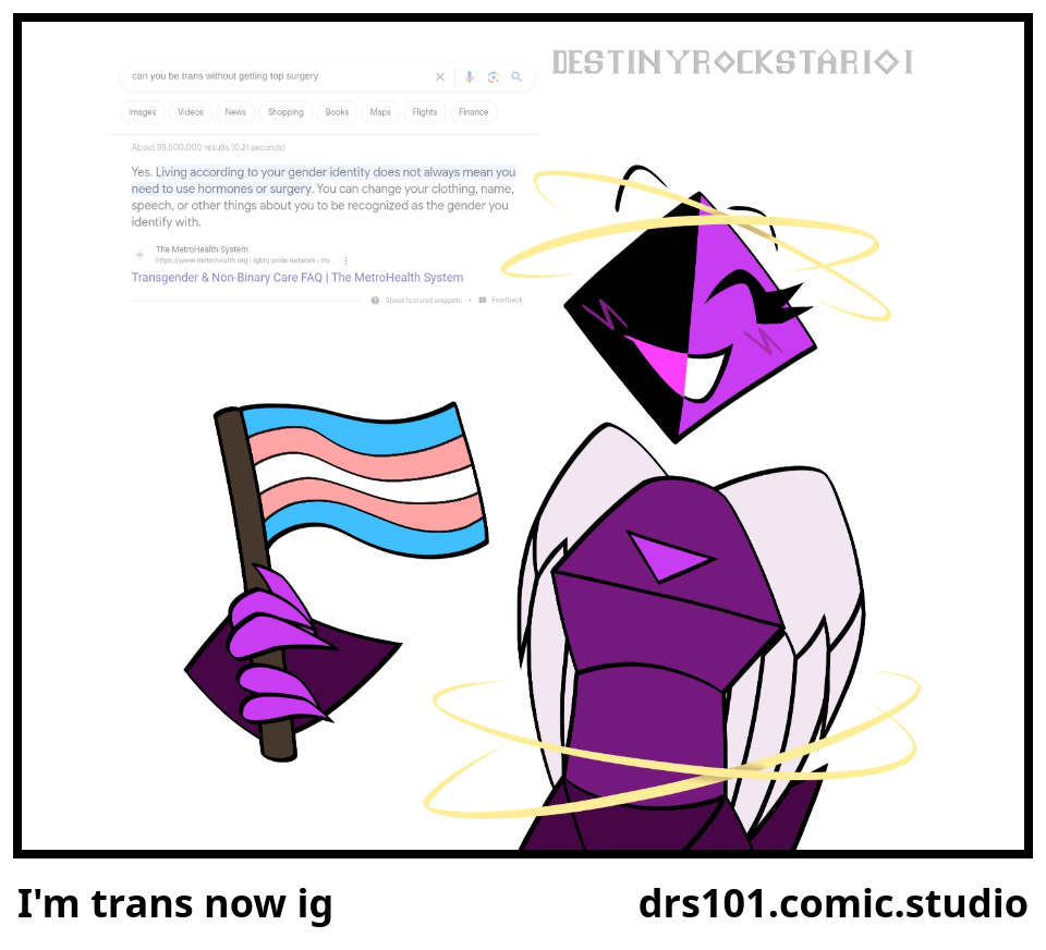 I'm trans now ig