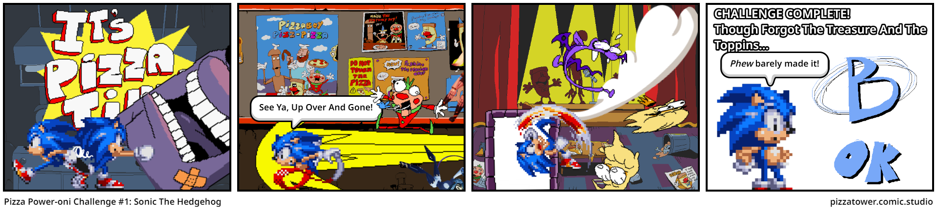 Pizza Power-oni Challenge #1: Sonic The Hedgehog