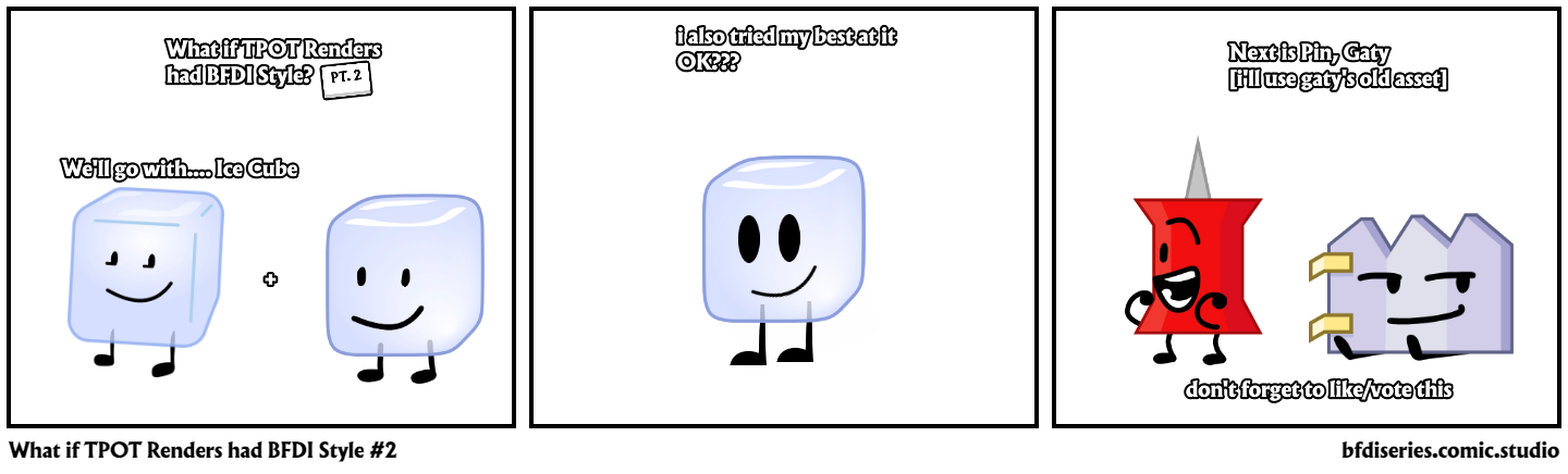 What if TPOT Renders had BFDI Style #2