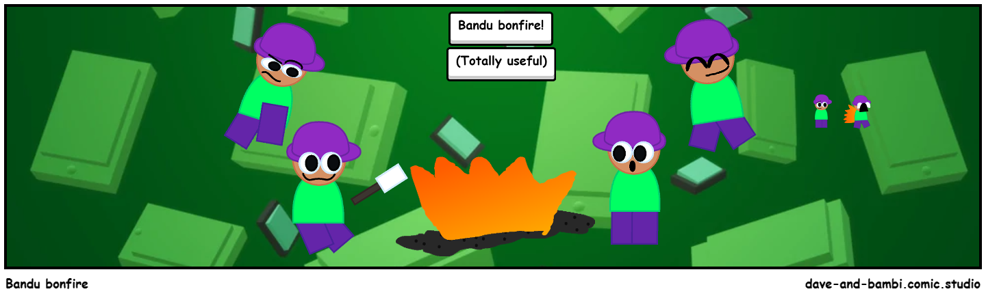 Bandu bonfire