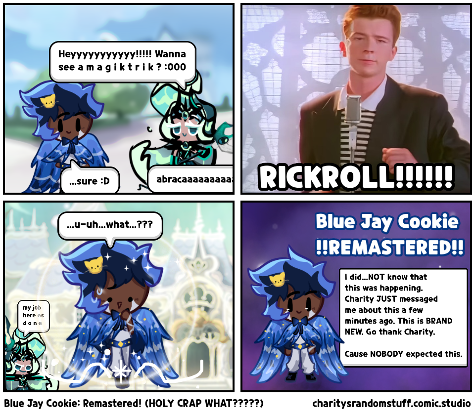 Blue Jay Cookie: Remastered! (HOLY CRAP WHAT?????)