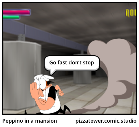 Peppino in a mansion