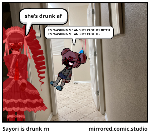 Sayori is drunk rn