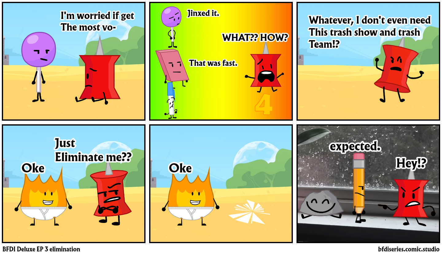 BFDI Deluxe EP 3 elimination