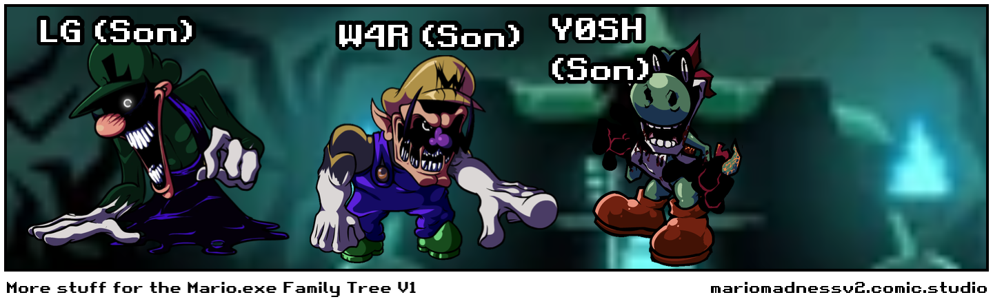 More stuff for the Mario.exe Family Tree V1