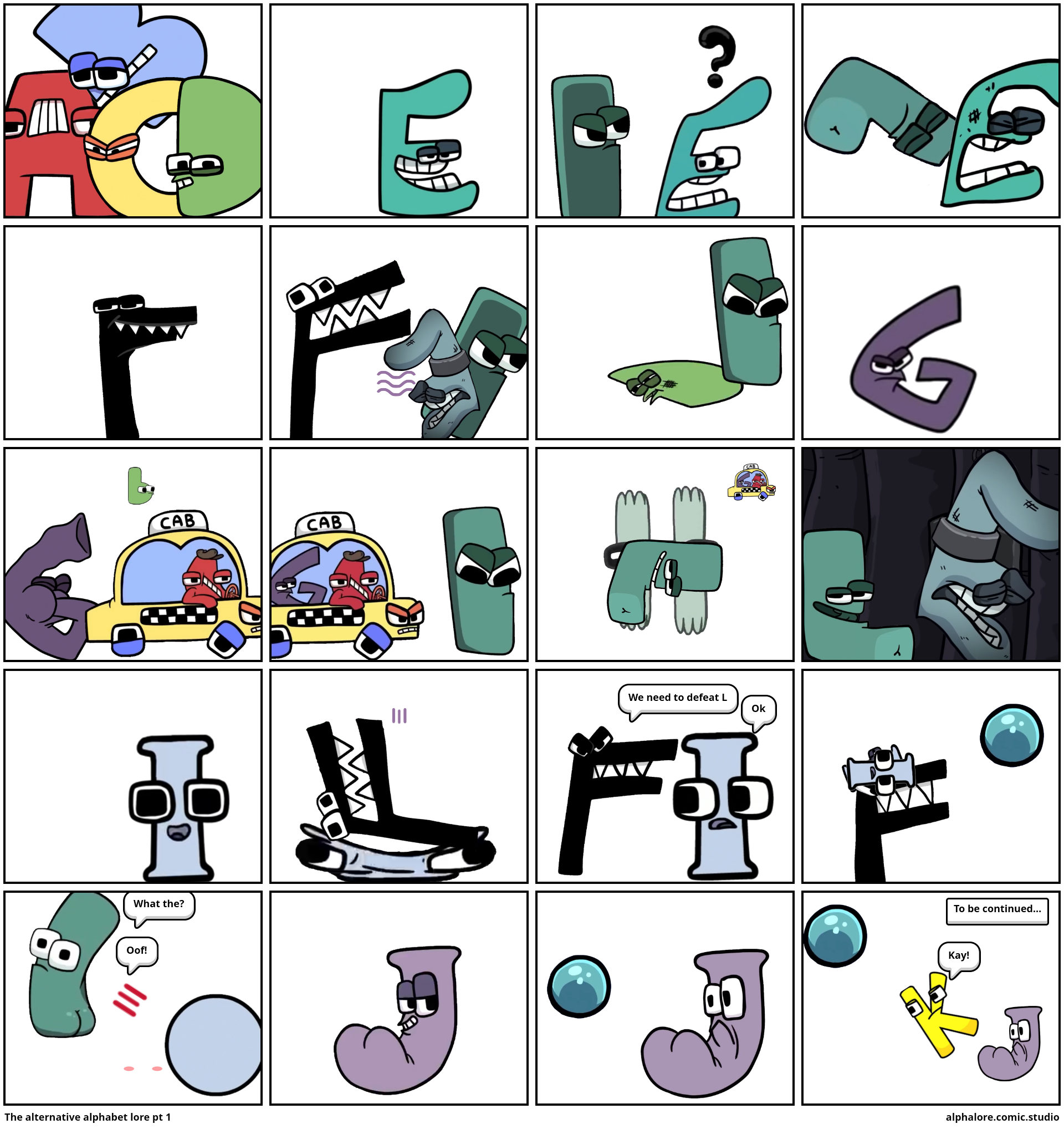 Alphabet Lore I Guess - Part 1 - Comic Studio