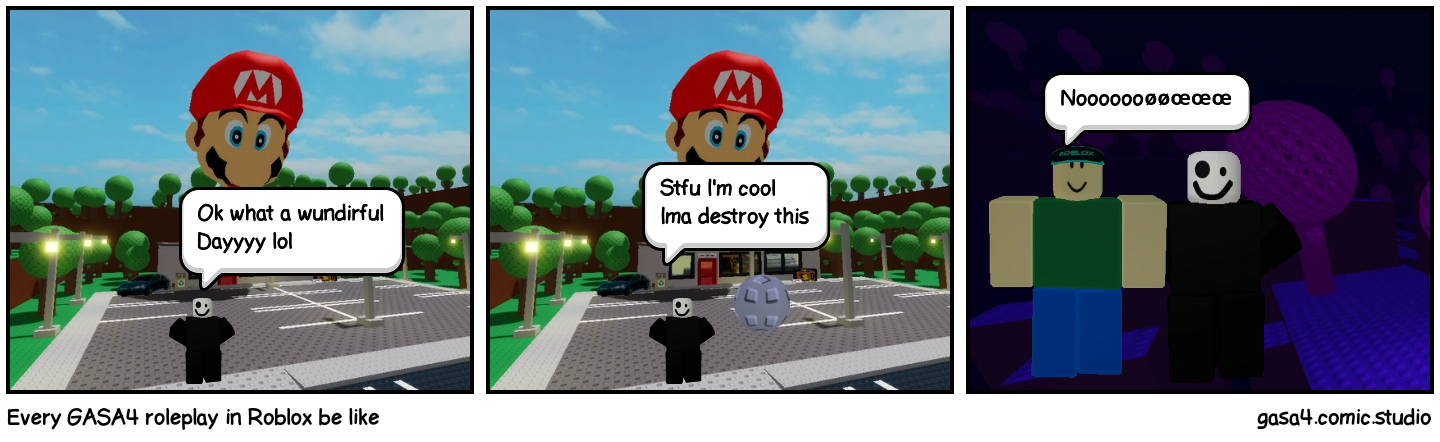 Every GASA4 roleplay in Roblox be like