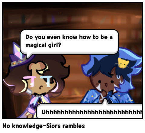 No knowledge-Siors rambles