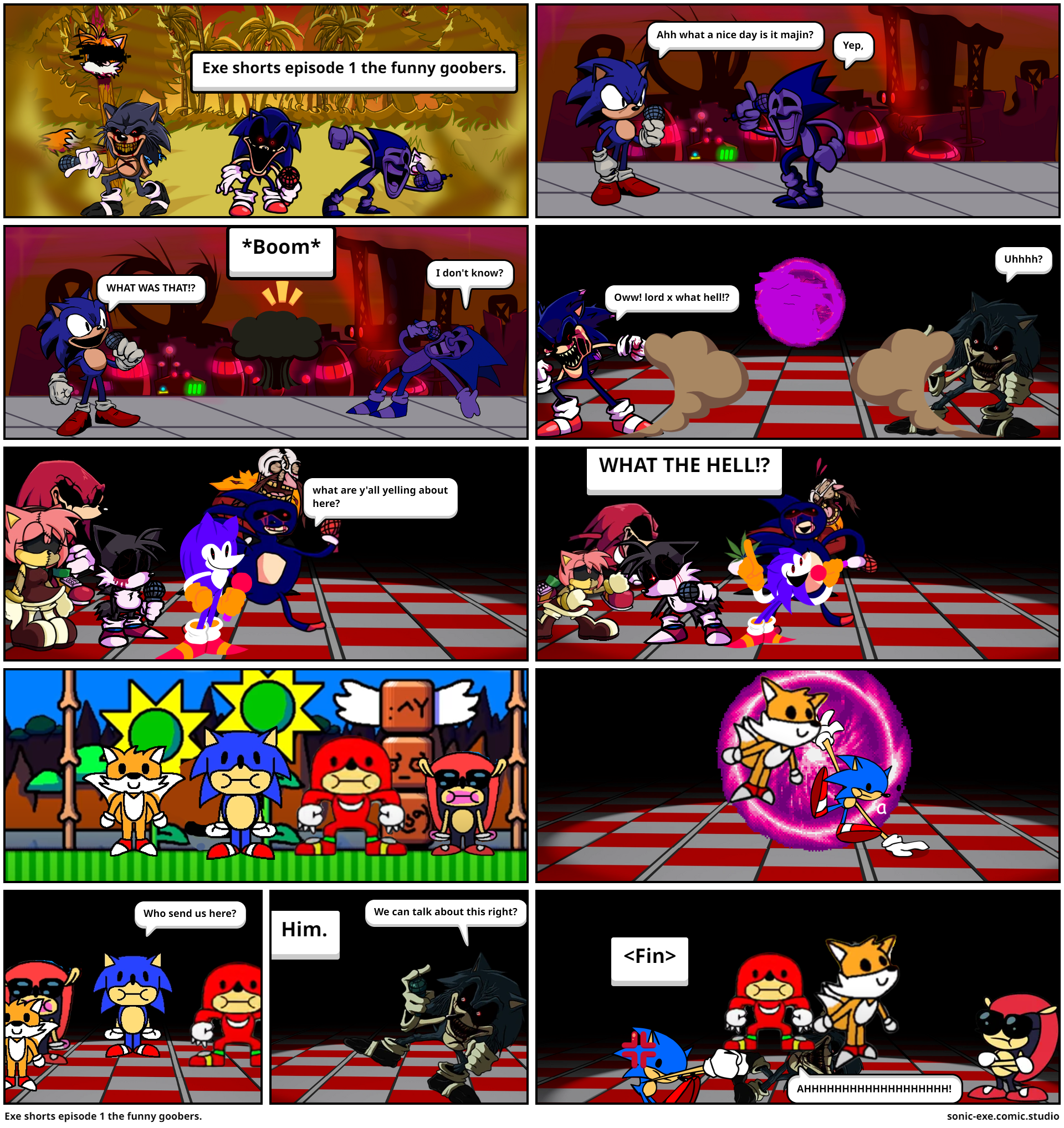 Lord X eats Sonic - Comic Studio