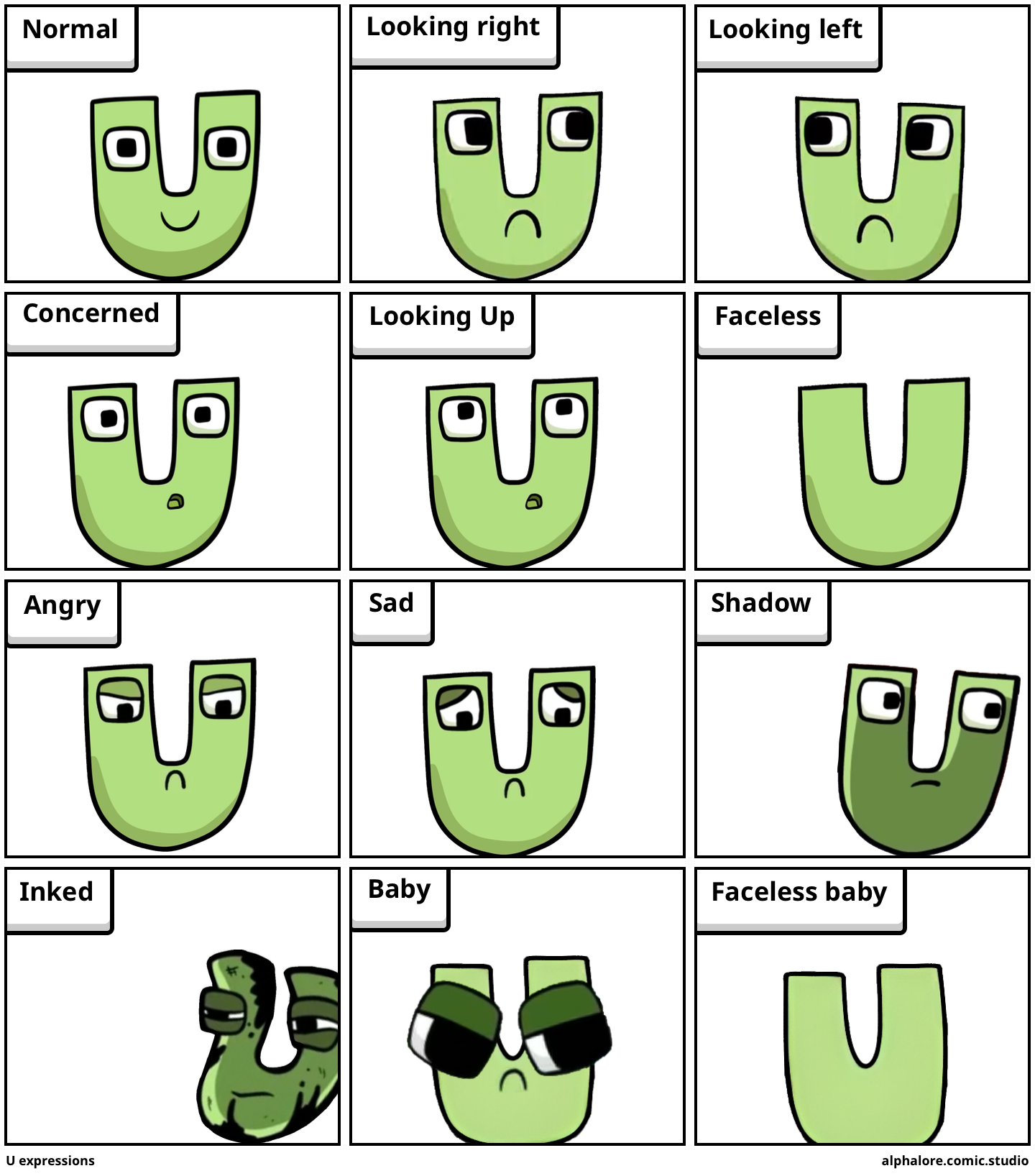 U expressions