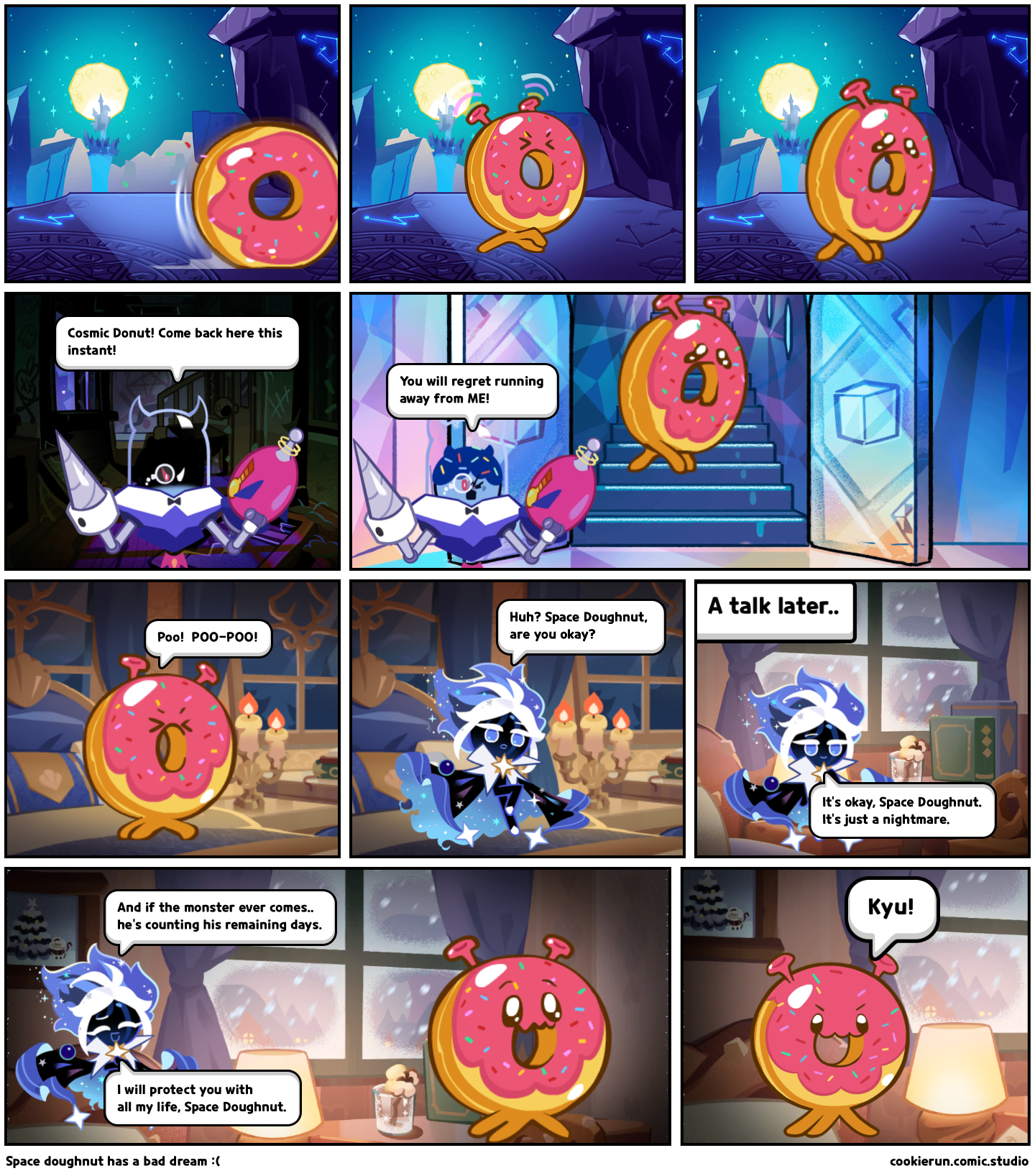 Space doughnut has a bad dream :(