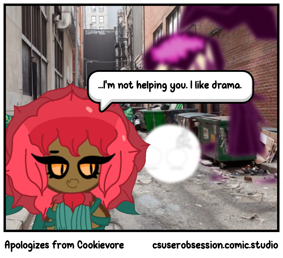 Apologizes from Cookievore
