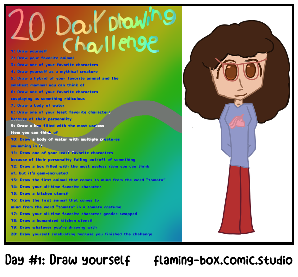 Day #1: Draw yourself