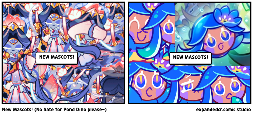 New Mascots! (No hate for Pond Dino please-)