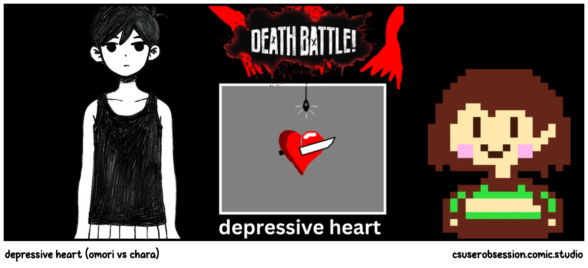 depressive heart (omori vs chara)
