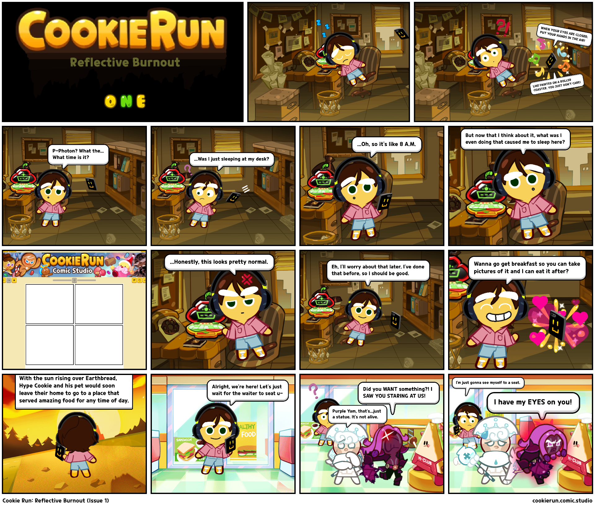 Cookie Run: Reflective Burnout (Issue 1)
