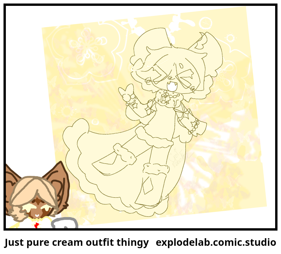 Just pure cream outfit thingy