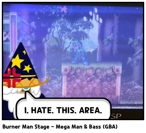 Burner Man Stage - Mega Man & Bass (GBA)