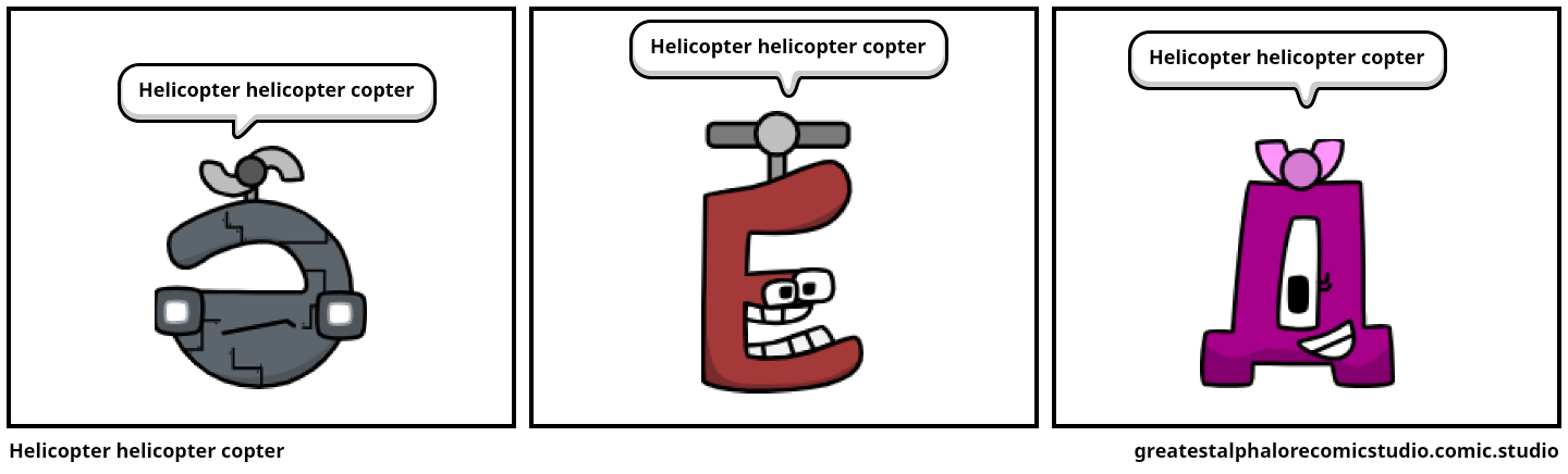 Helicopter helicopter copter