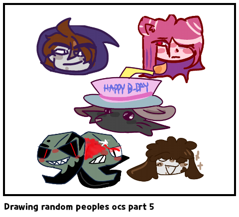 Drawing random peoples ocs part 5