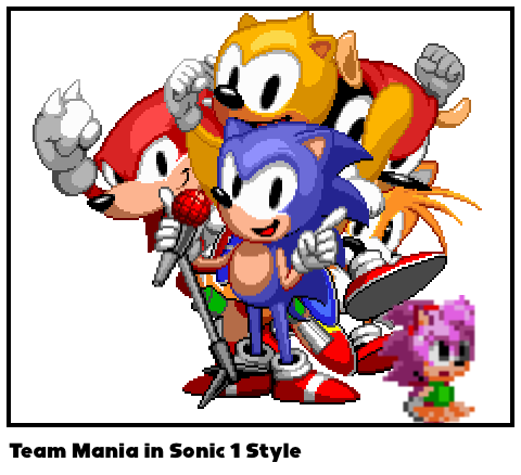 Team Mania in Sonic 1 Style - Comic Studio