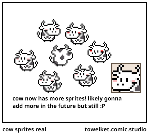cow sprites real