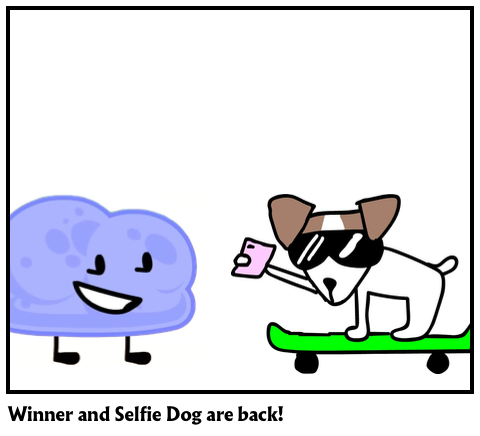 Winner and Selfie Dog are back! 