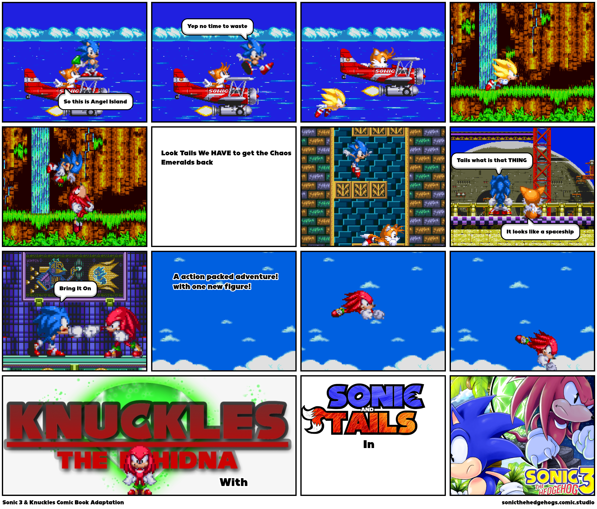 Sonic 3 & Knuckles Comic Book Adaptation