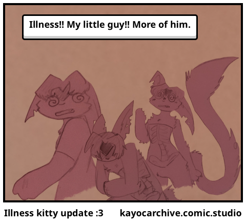 Illness kitty update :3
