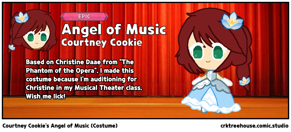 Courtney Cookie's Angel of Music (Costume)