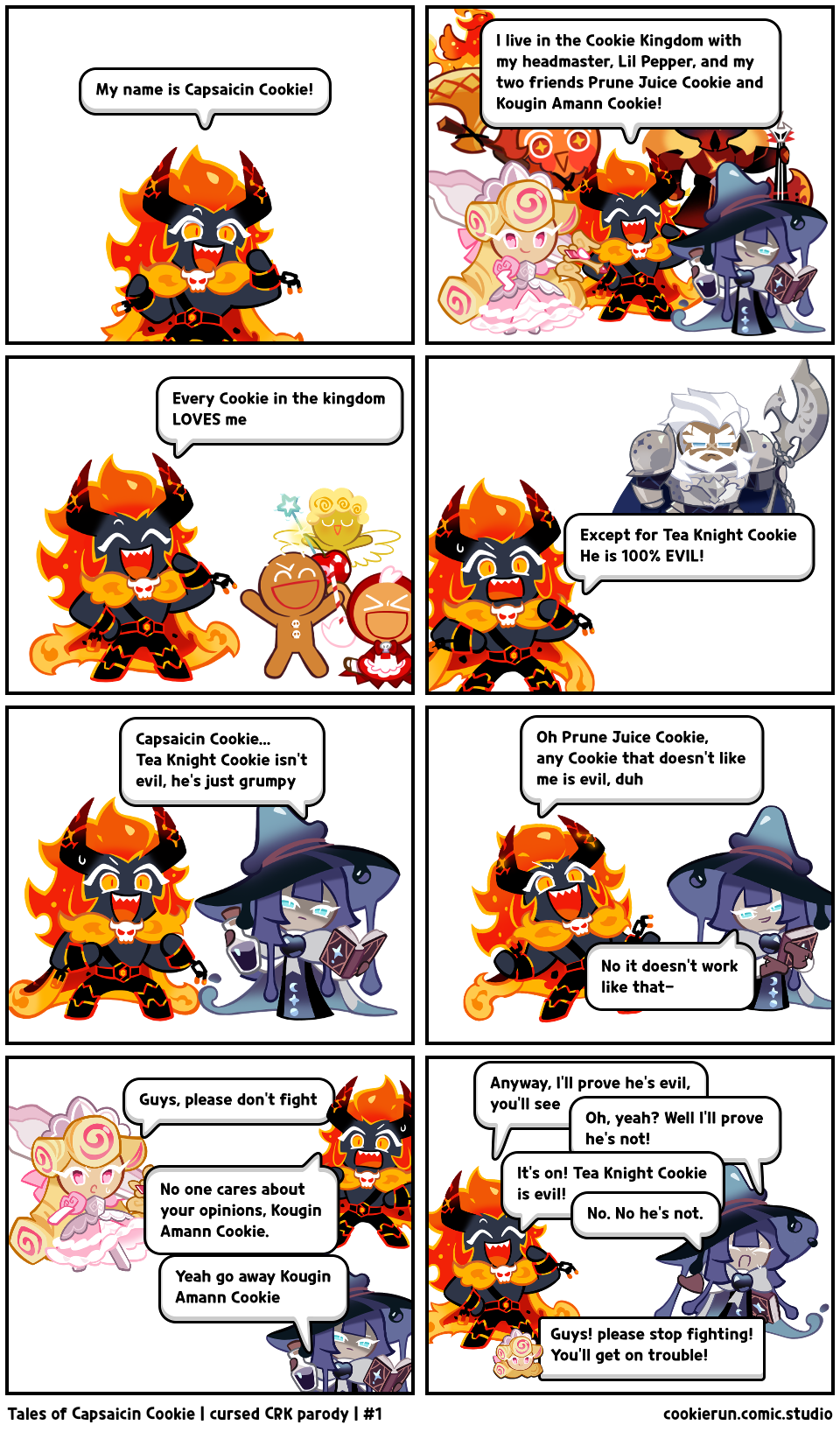Tales of Capsaicin Cookie | cursed CRK parody | #1 - Comic Studio
