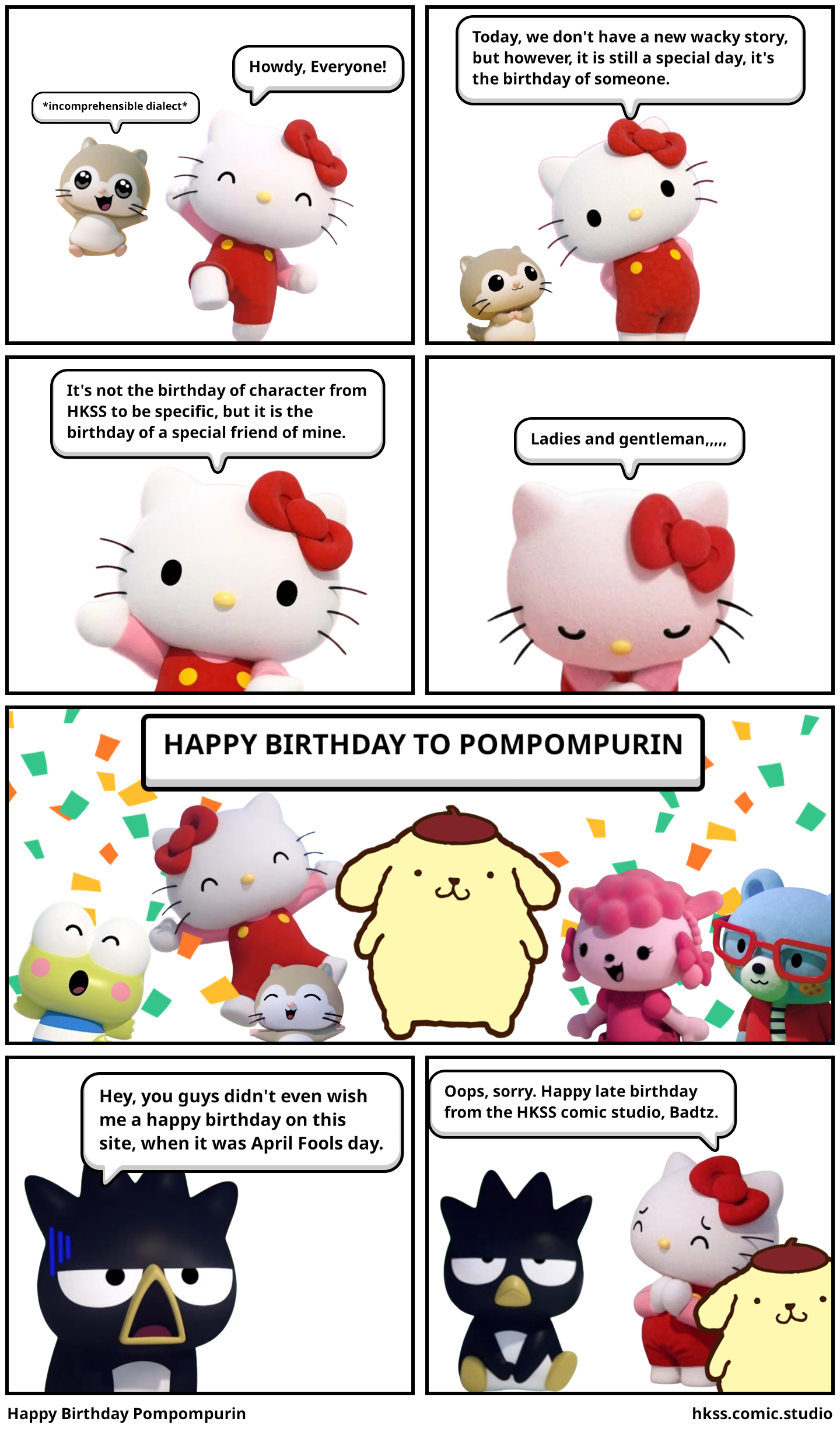 Happy Birthday Pompompurin