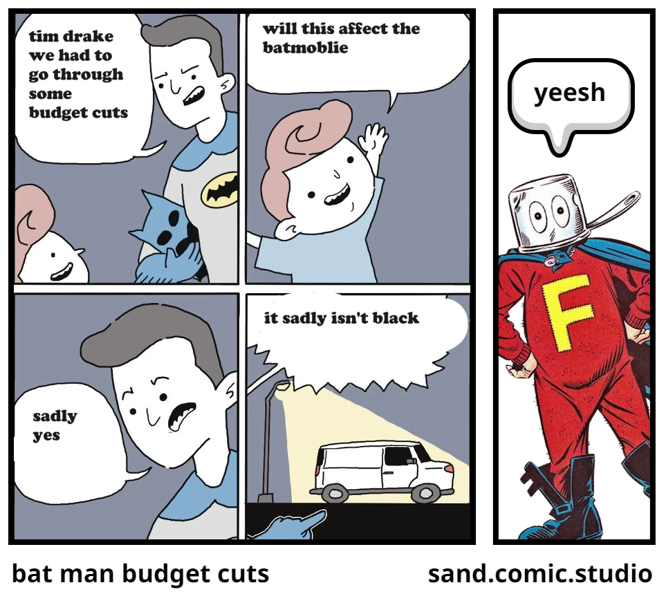 bat man budget cuts